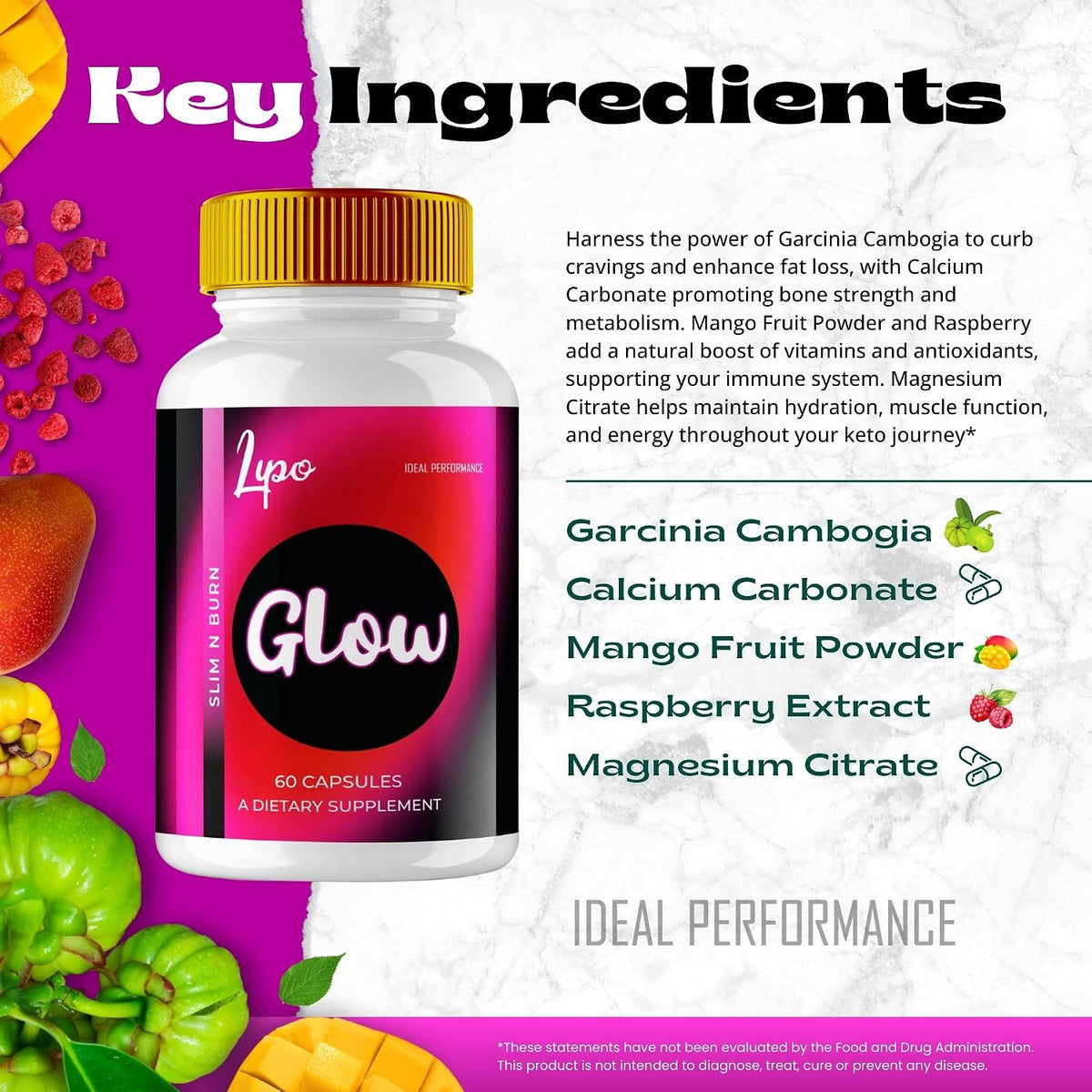 LipoGlow Capsules – Official Lipo Glow Supplement (3 Pack) - görsel 6