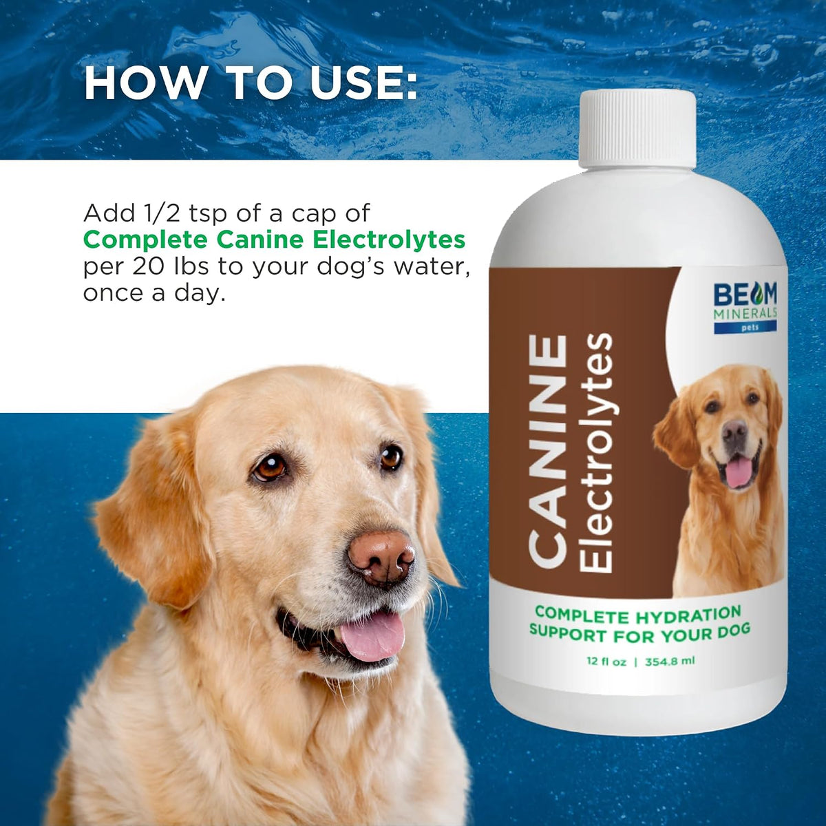 Complete Canine Electrolytes | Full-Spectrum Electrolytes for Dogs | 355 ml - görsel 6