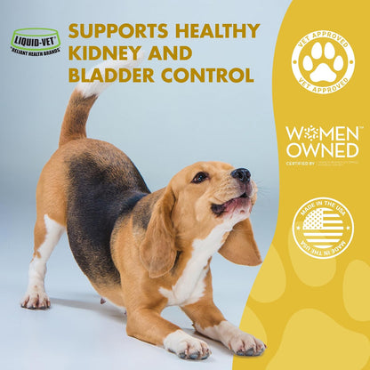 Premium Easy-Dose Liquid for Dogs with Cranberry & D-Mannose: Comprehensive Kidney & Bladder Support