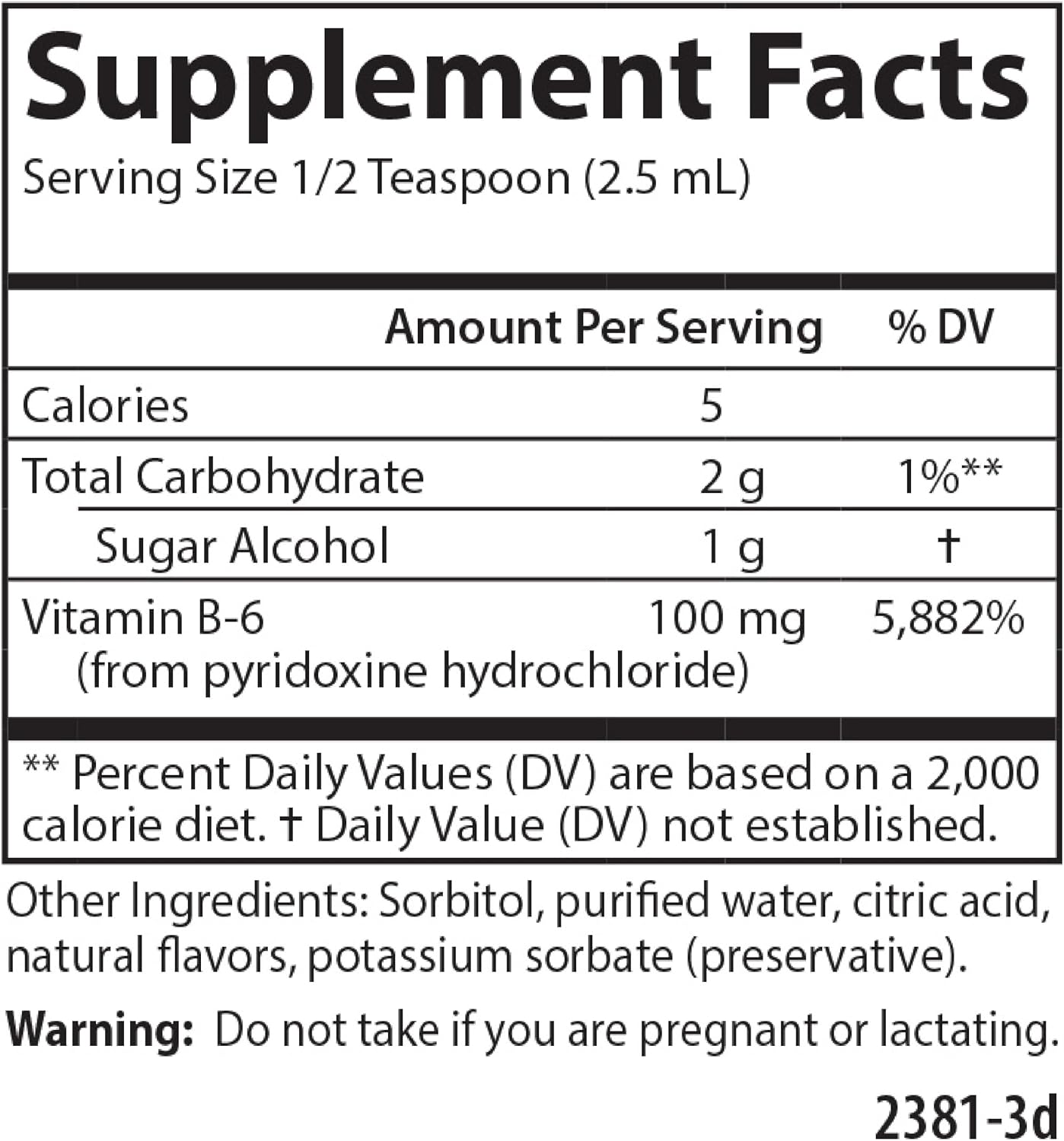 Carlson - B-6 Liquid, Vitamin B-6 for Energy Metabolism and Heart Health, Berry Lemonade Flavour, 120 ml - görsel 9