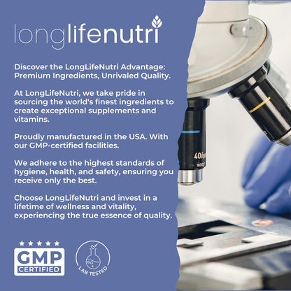 LongLifeNutri Artemisinin 150mg - Organic Sweet Wormwood Food Supplement, 120 Vegetarian Capsules