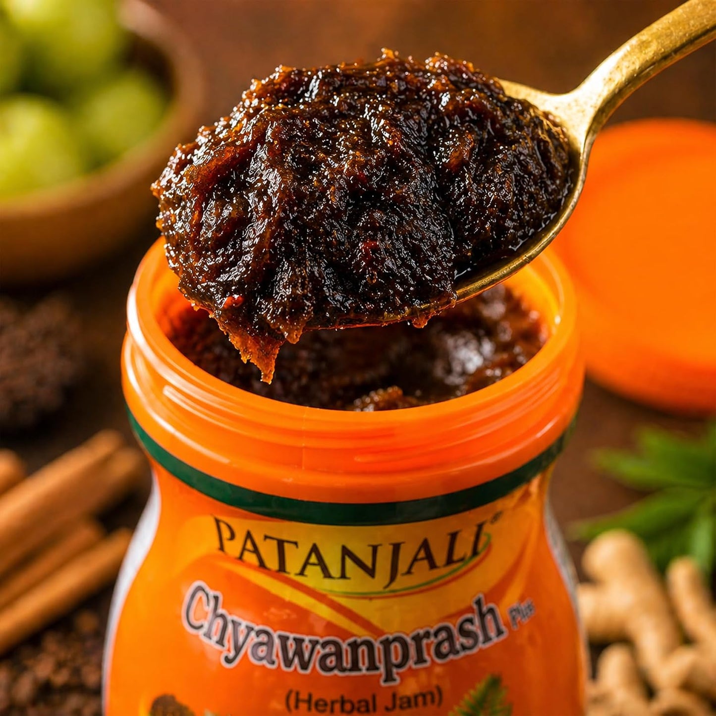 Patanjali Chyawanprash Herbal Jam Plus 1kg - görsel 6