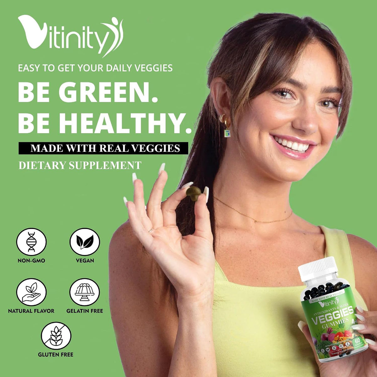 VITINITY Super Greens Multivitamin Gummies - görsel 9