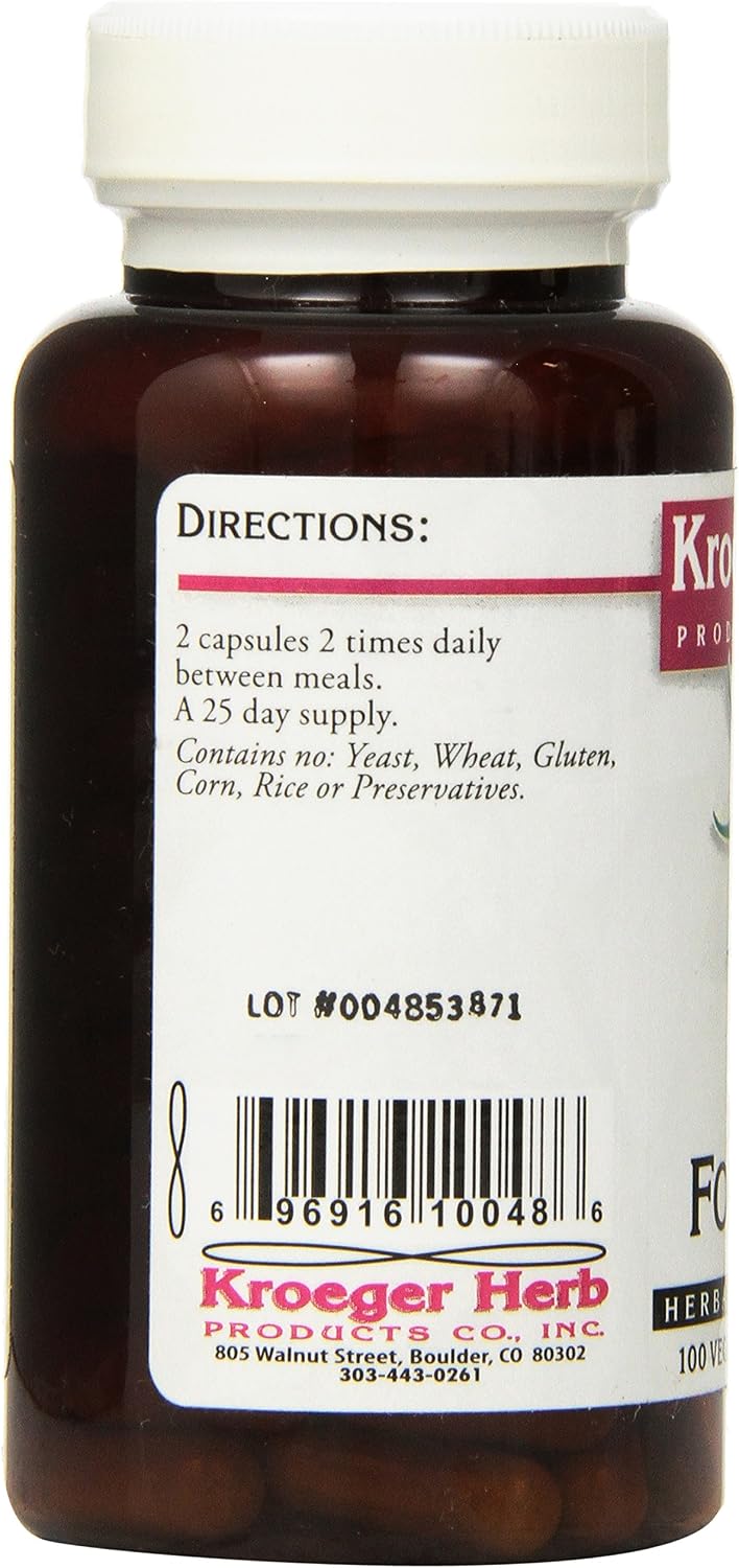 Kroeger Herb Spk Formula Capsules, 100 Count - görsel 2