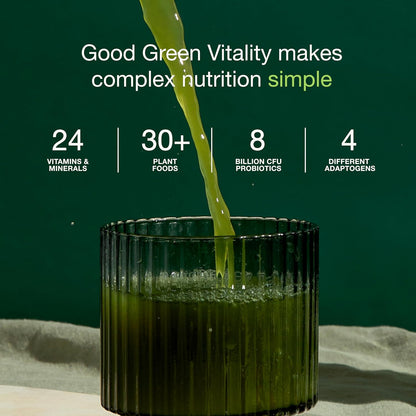 Nuzest Greens Powder Good Green Vitality – Vitamins, Minerals & Superfoods – Vegan Multivitamin Supplement (300g)