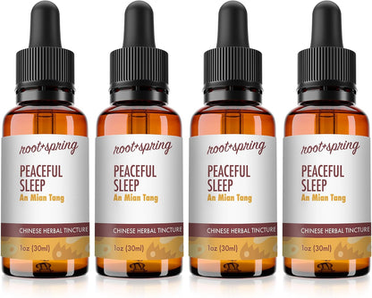 Peaceful Sleep Liquid Extract – An Mian Tang Concentrate with Dropper – An Mian Wan Pian Herbal Tincture – Natural TCM Herb Blend Supplement 30 ml