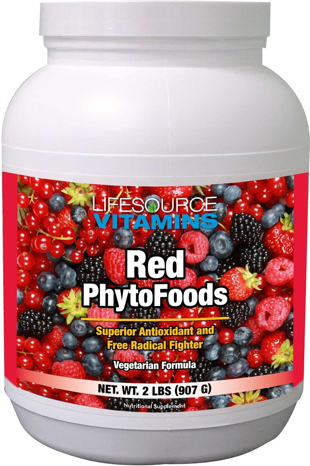 LifeSource Vitamins Red Phyto Foods 2 lb (907 g) Powder – 106 Servings - görsel 1