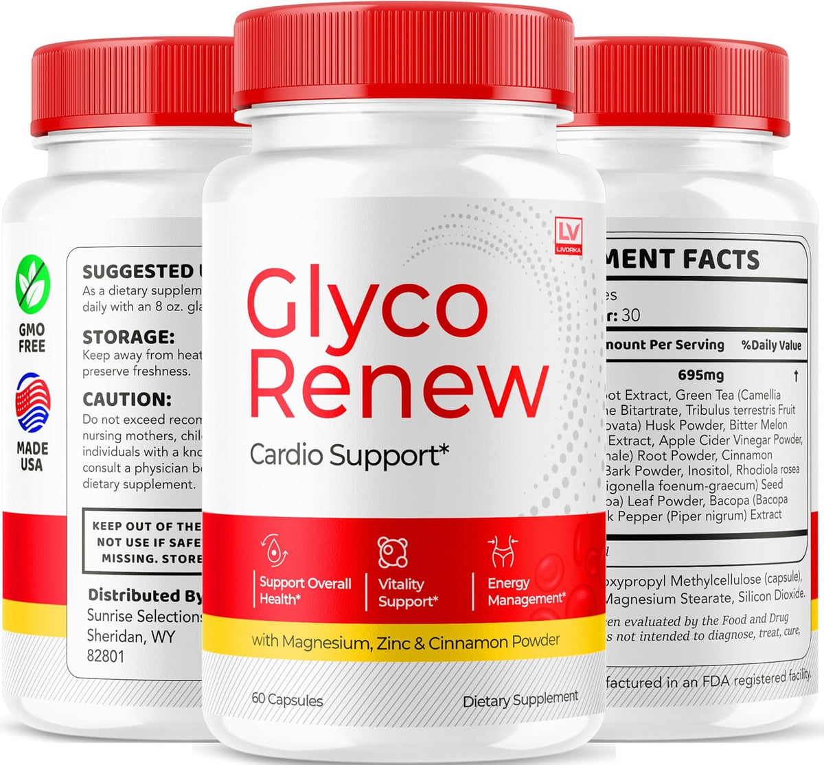 Glyco Renew Capsules – Blood Support Supplement (3 Pack, 270 Capsules) - görsel 9