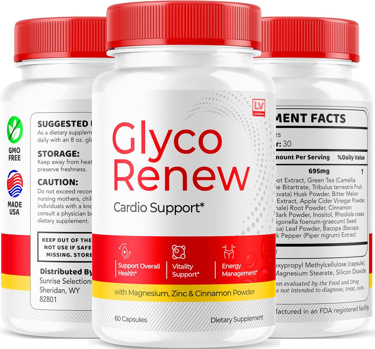 LIVORKA Glyco Renew Capsules - Blood Support Supplement (30 Capsules) - görsel 9