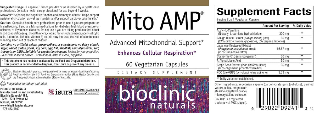 MitoLife AMP 60 Capsules - görsel 2