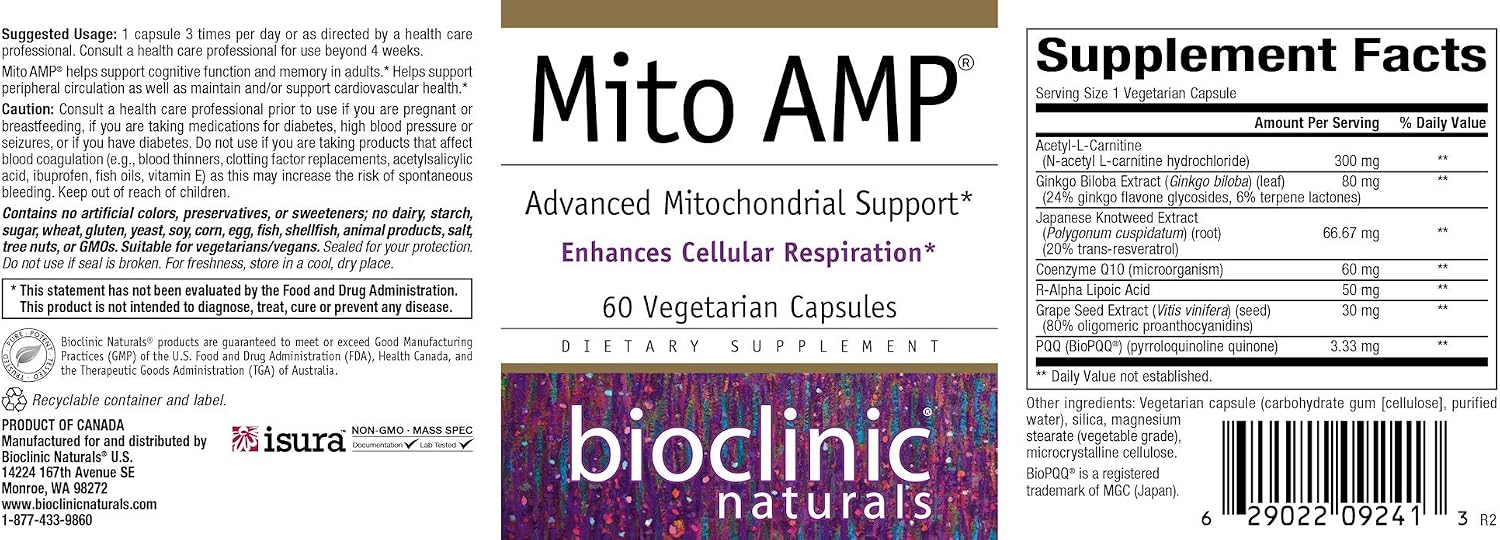 MitoLife AMP 60 Capsules - görsel 2