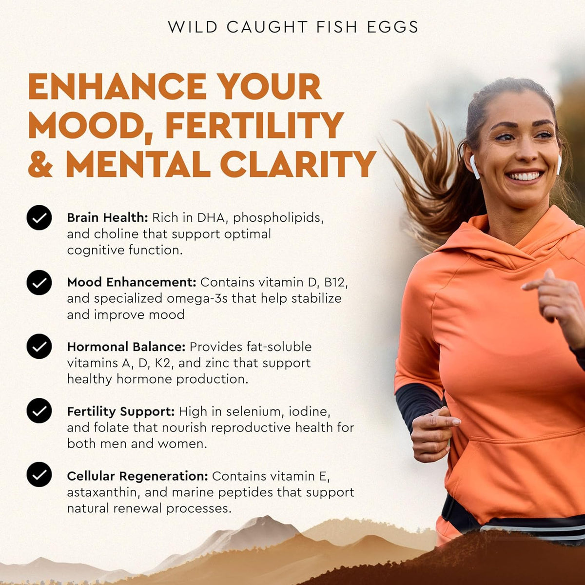 Ancestral Supplements Wild Caught Fish Eggs, 2400mg, 180 Capsules - görsel 4