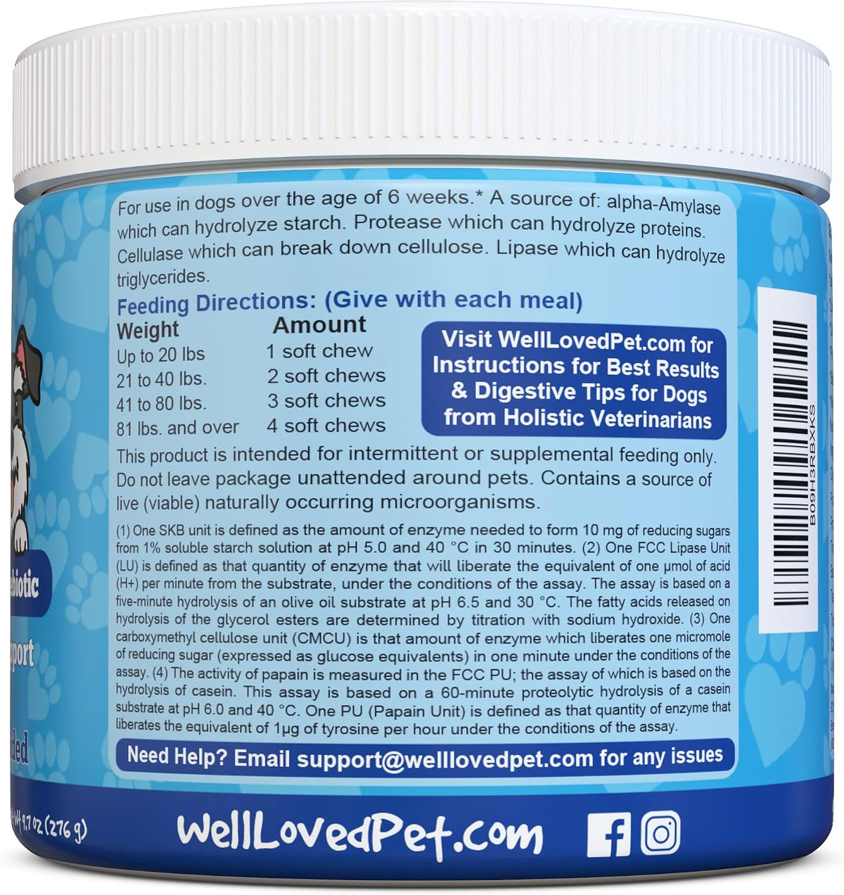 Well Loved Probiotics for Dogs – Soft Chews with Prebiotics and Digestive Enzymes - görsel 8