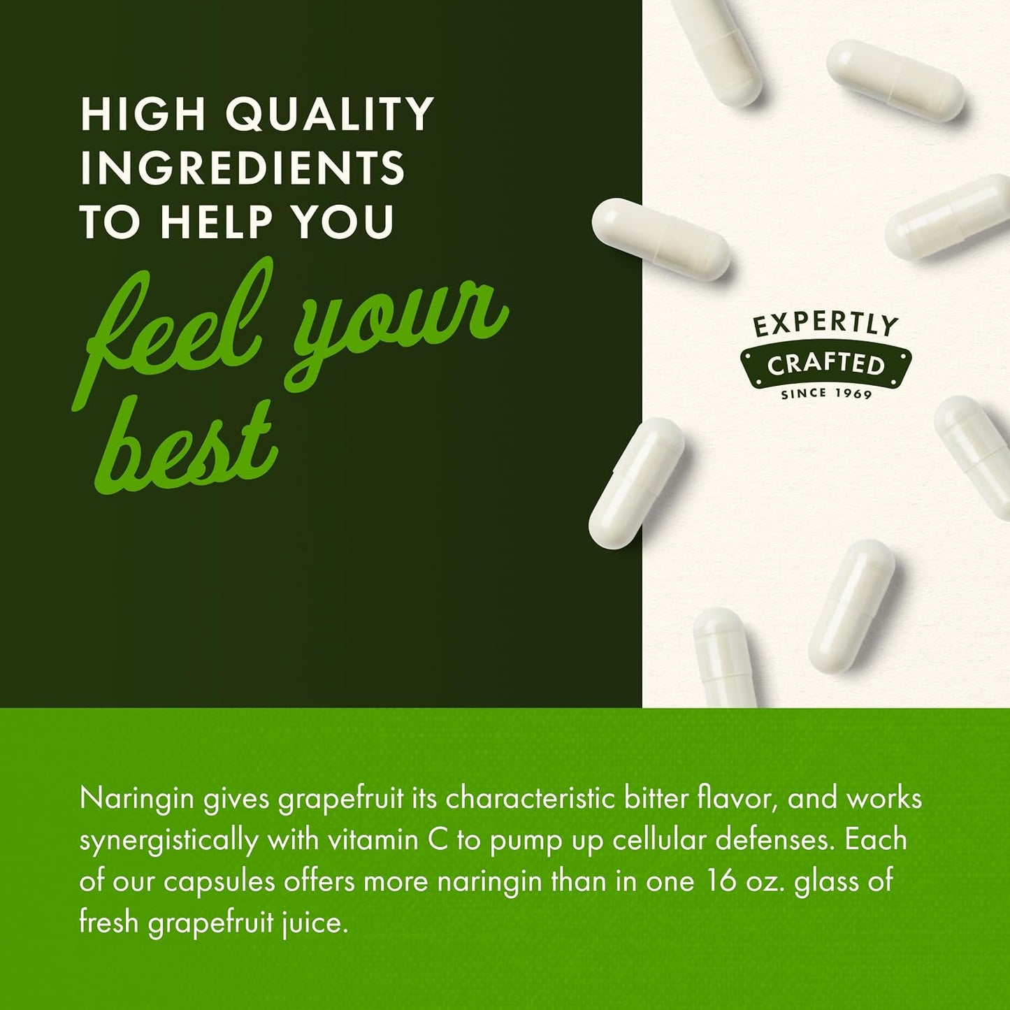 Swanson Naringin Citrus Bioflavonoid 500 mg, 60 Capsules - görsel 5