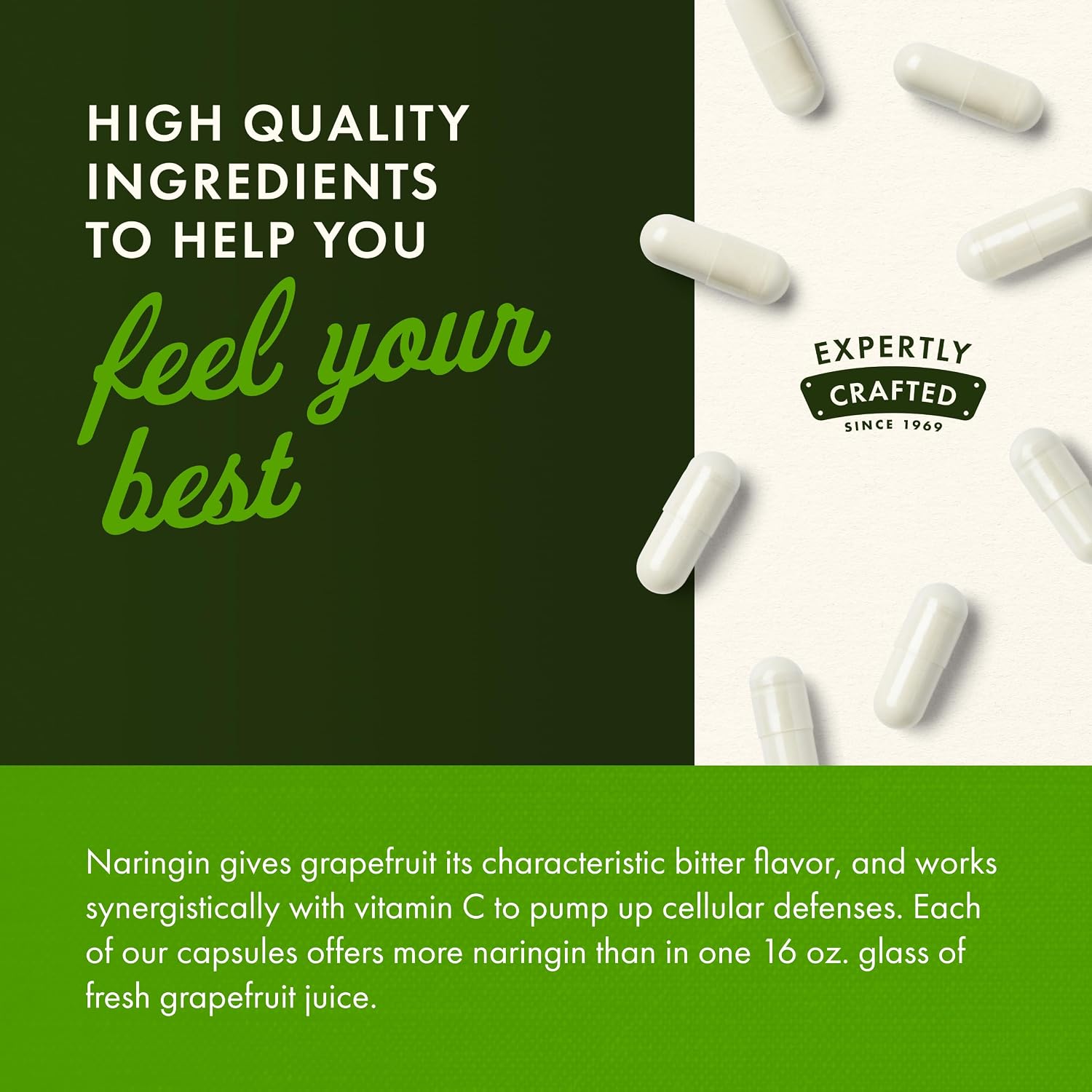 Swanson Naringin Citrus Bioflavonoid 500 mg, 60 Capsules - görsel 5