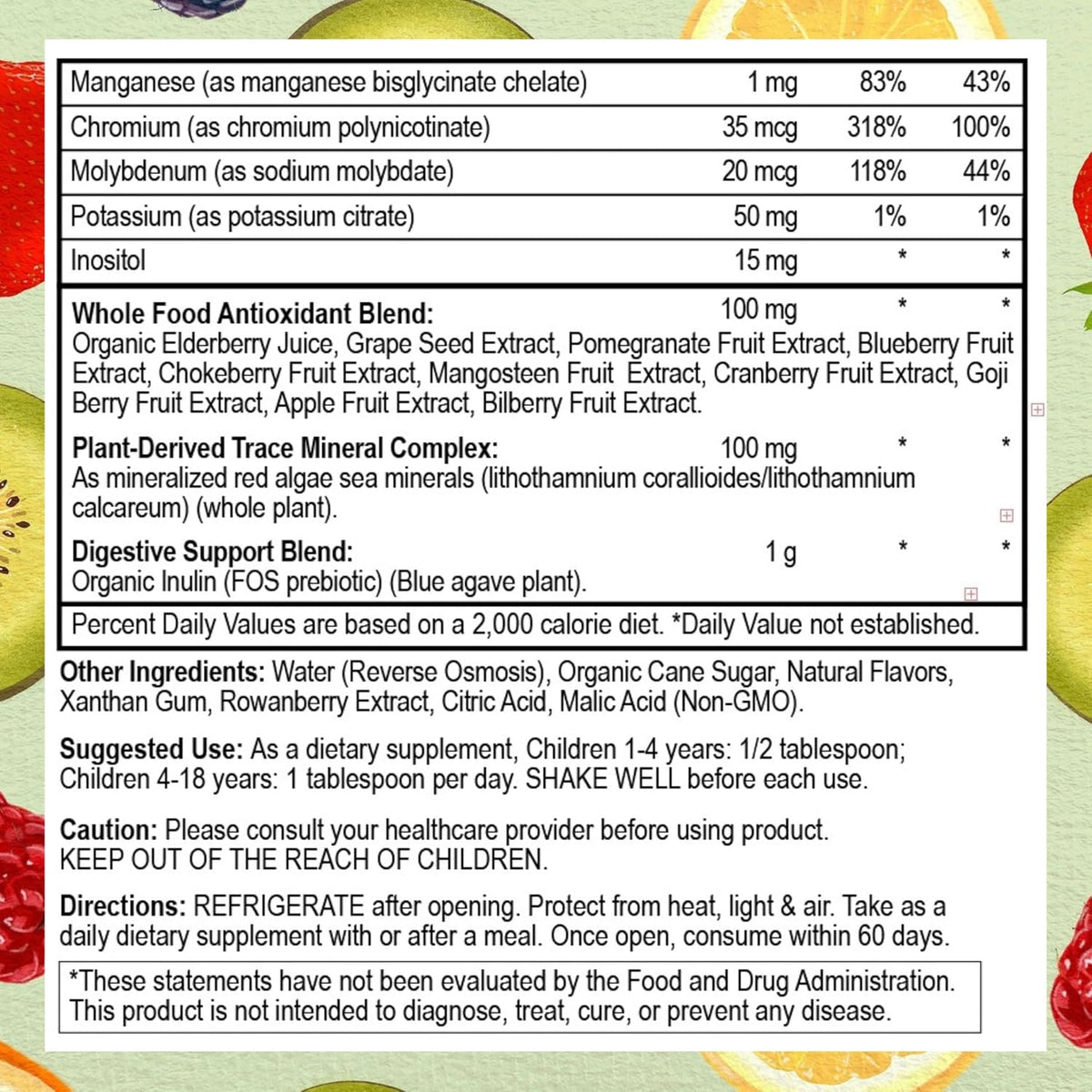 Go Healthy Kids Liquid Multivitamin - Peach Mango - 30-60 servings - görsel 6