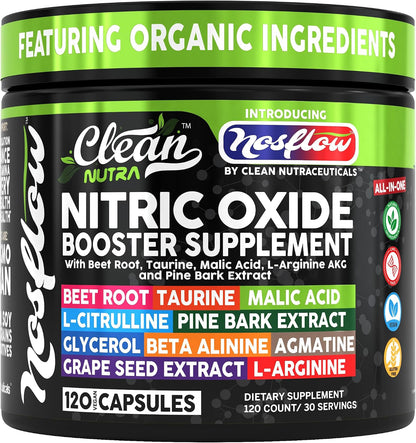 NosFlow Nitric Oxide Supplements for Men and Women