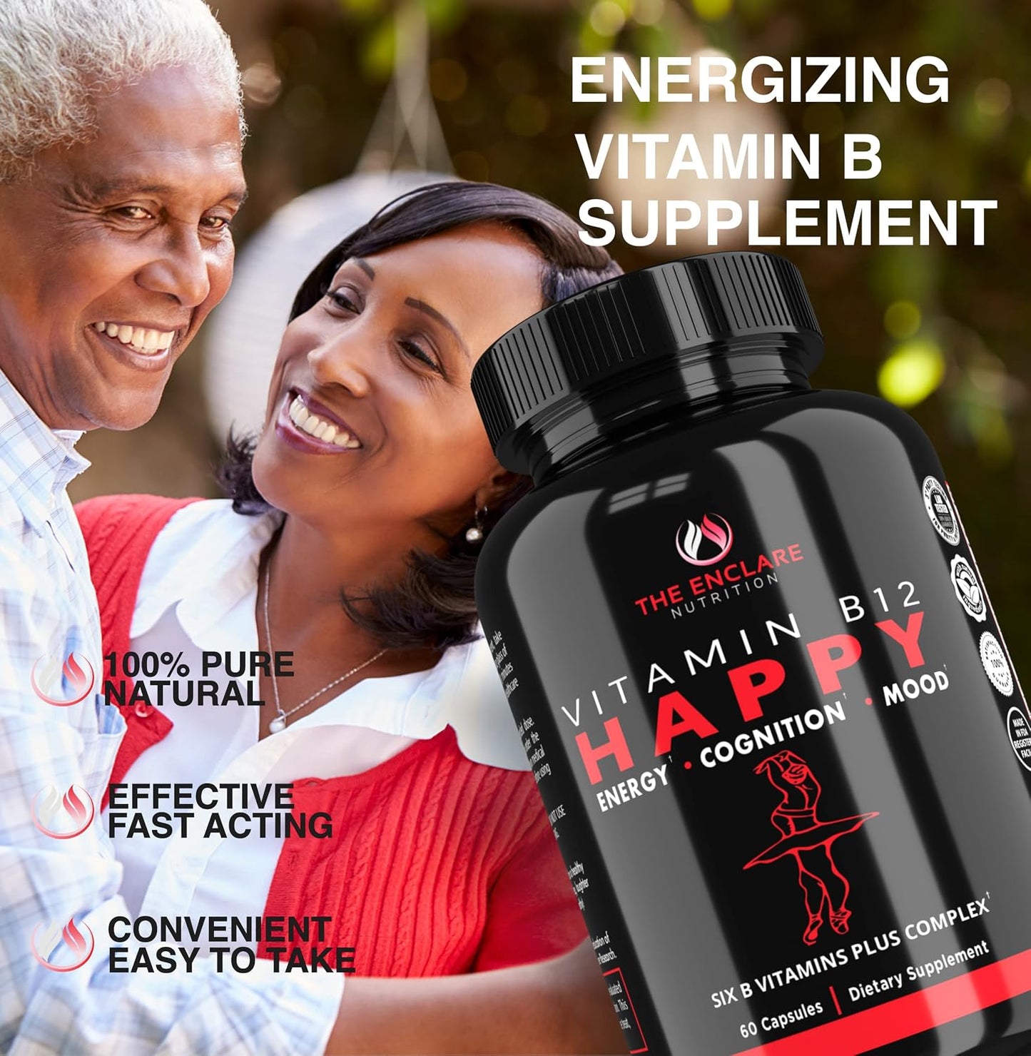 Vitamin B12 B-Complex Supplement – Energy Metabolism and Nervous System Support - görsel 6