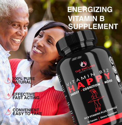 Vitamin B12 B-Complex Supplement – Energy Metabolism and Nervous System Support
