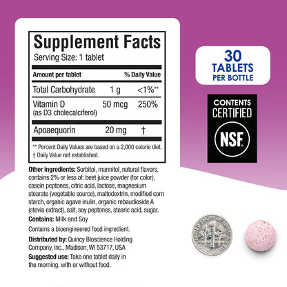 Prevagen Extra Strength Mixed Berry Chewables - 90 Tablets (3 Month Supply)