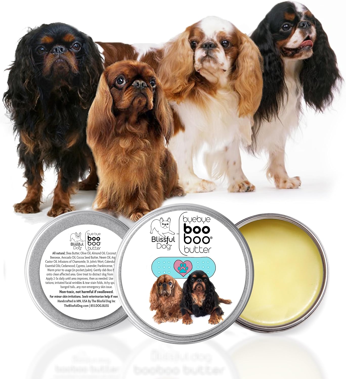 The Blissful Dog BB-ETS-16OZ English Toy Spaniel Boo Butter, 16 oz. - görsel 2