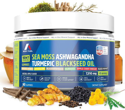 Sea Moss Gummies, 10-in-1 Formula, 90 Count | 45-Day Supply