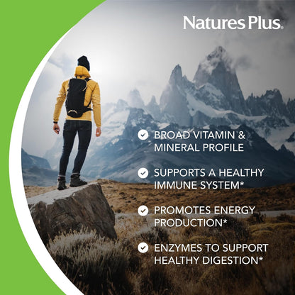 NaturesPlus FRUITEIN Exotic Red Fruit Shake - Plant-Based Protein & Multivitamin Powder, 590g