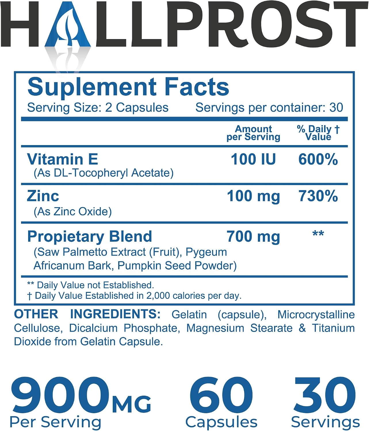Hallusa Natural Hallprost – Prostate & Urinary Support Supplement (60 Capsules) - görsel 9