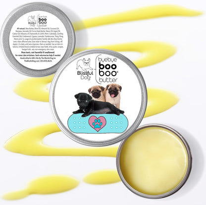 The Blissful Dog 4 oz TIN Pug Booboo Butter