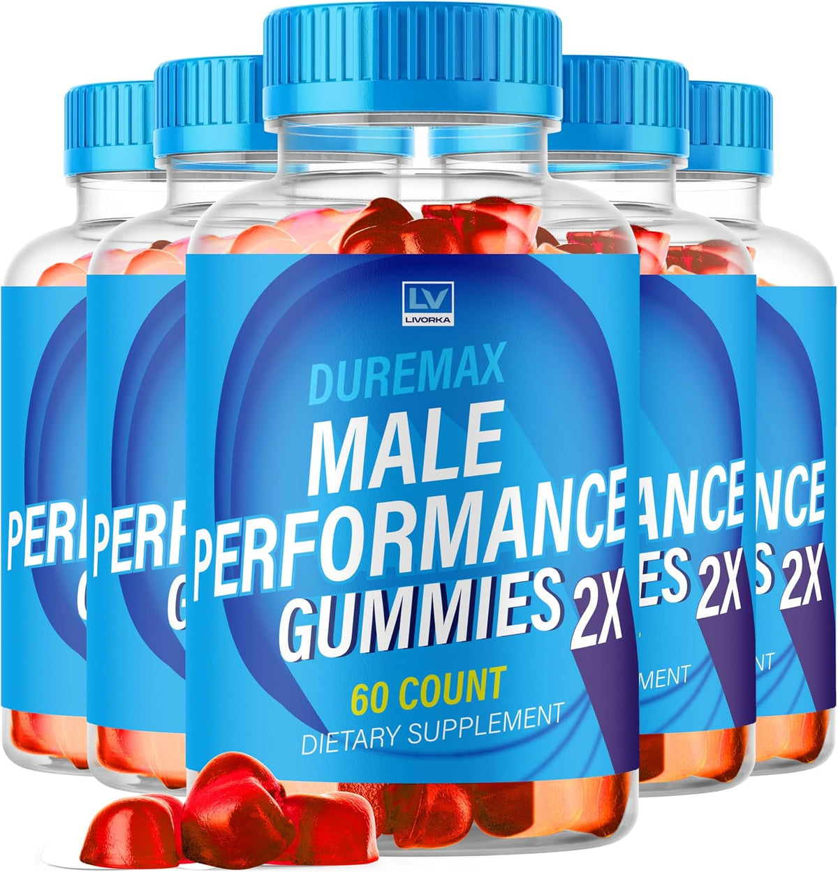 Duremax Max Performance Gummies (5 Pack) - 300 Gummies - görsel 1