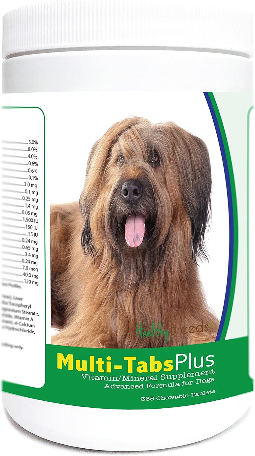 Healthy Breeds Briard Multi-Tabs Plus Chewable Tablets (365 Count) - görsel 1