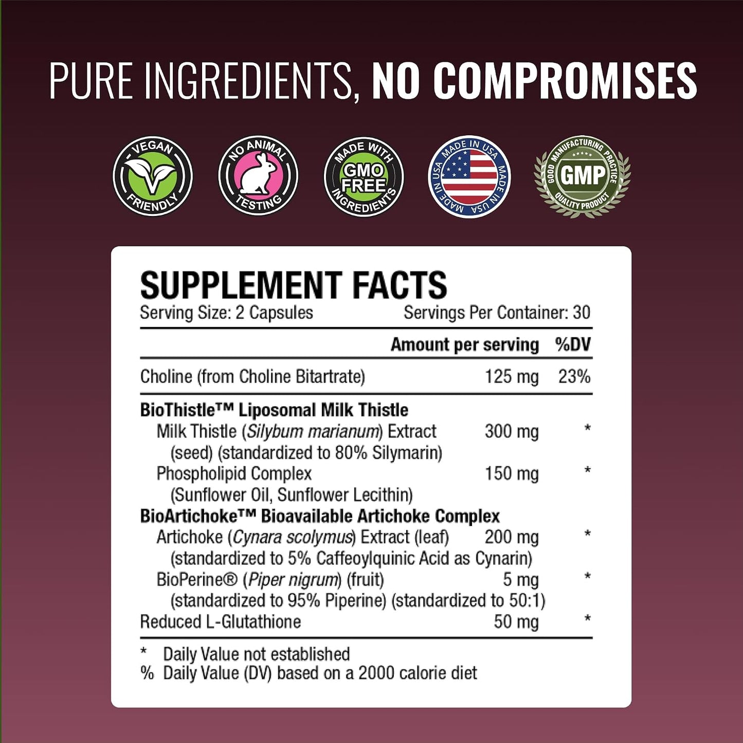 Approved Science Liversyl - Milk Thistle, Artichoke Extract, and BioPerine - Vegan - 360 Count - 6-Month Supply - Made in USA - görsel 4