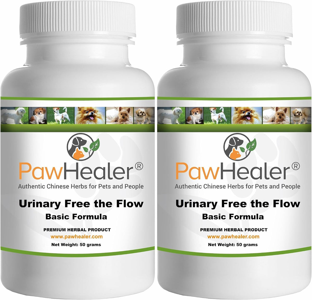 Urinary Free The Flow-Basic - Bladder Stone Support for Dogs - 2 Pack (50g each) - Herbal Powder - görsel 1