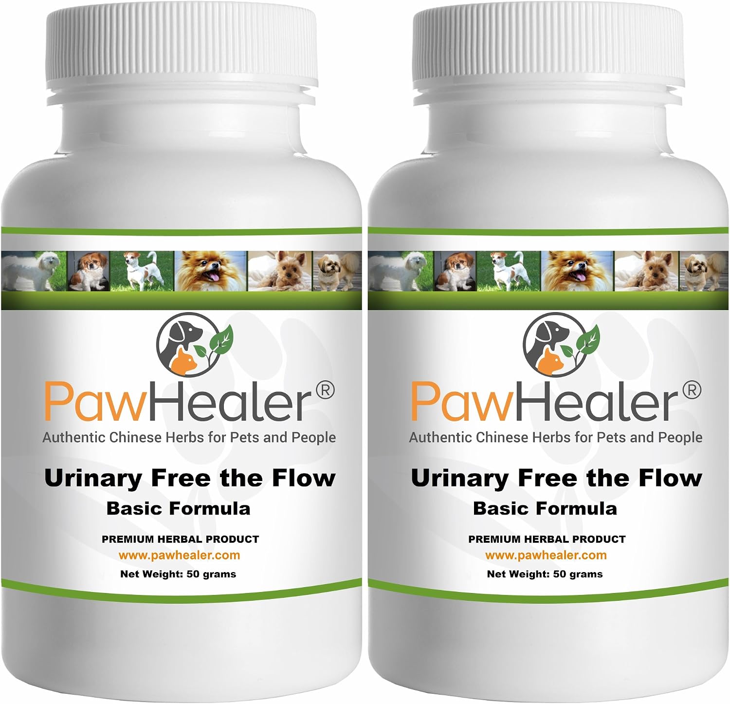 Urinary Free The Flow-Basic - Bladder Stone Support for Dogs - 2 Pack (50g each) - Herbal Powder - görsel 1
