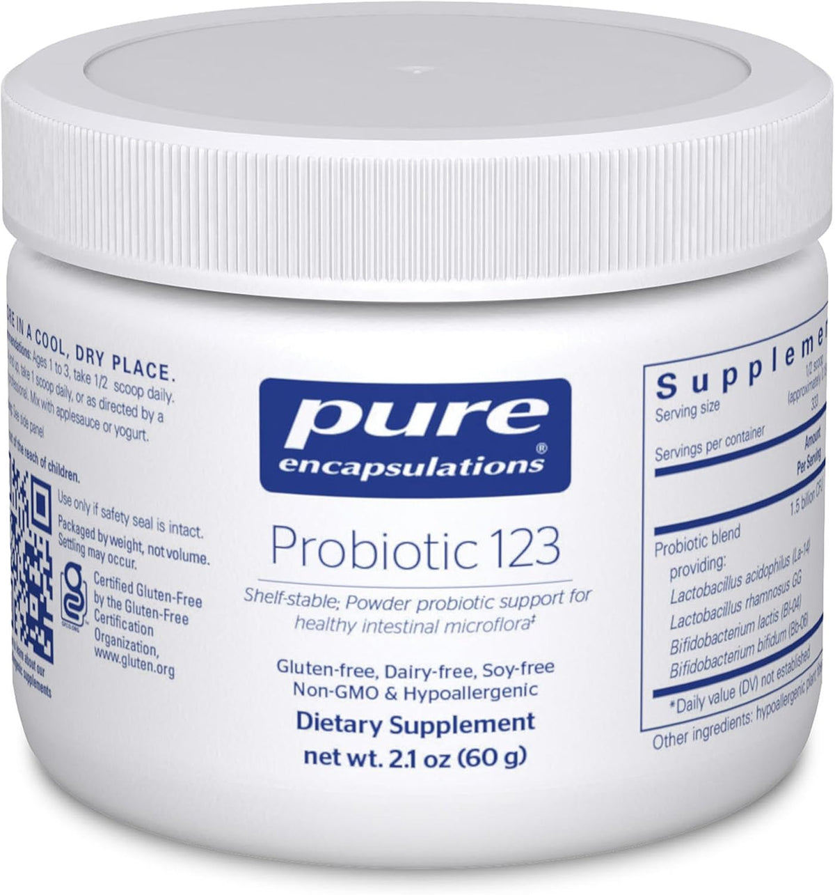 Pure Encapsulations Probiotic 123 – Children's Probiotic Support – 60 g - görsel 1