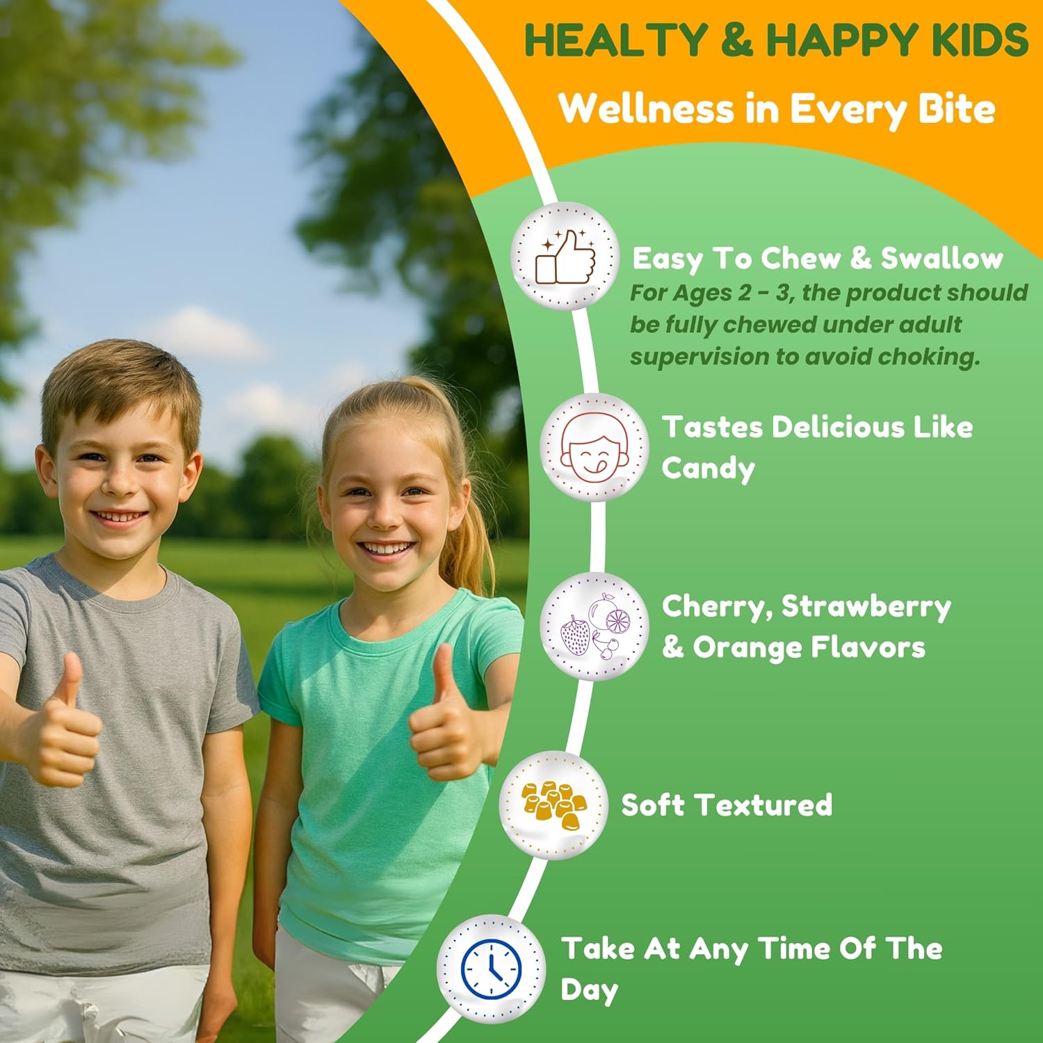 SHIFAA NUTRITION Halal Kids Multivitamin Gummies - Essential Vitamins for Toddlers & Children - görsel 7