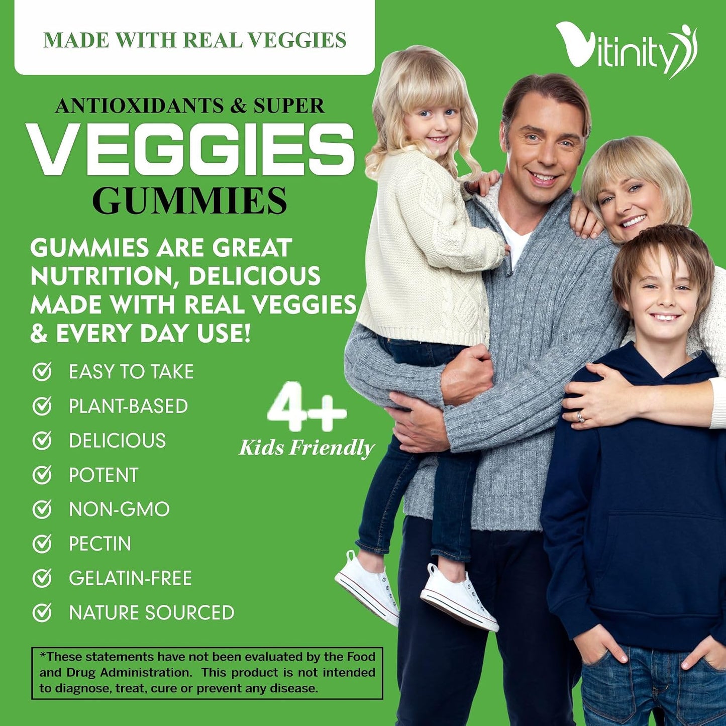 VITINITY Super Greens Multivitamin Gummies - görsel 8