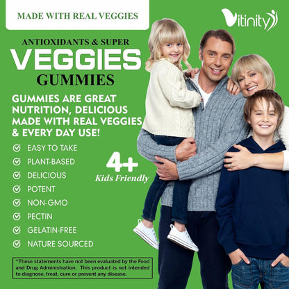 VITINITY Super Greens Multivitamin Gummies