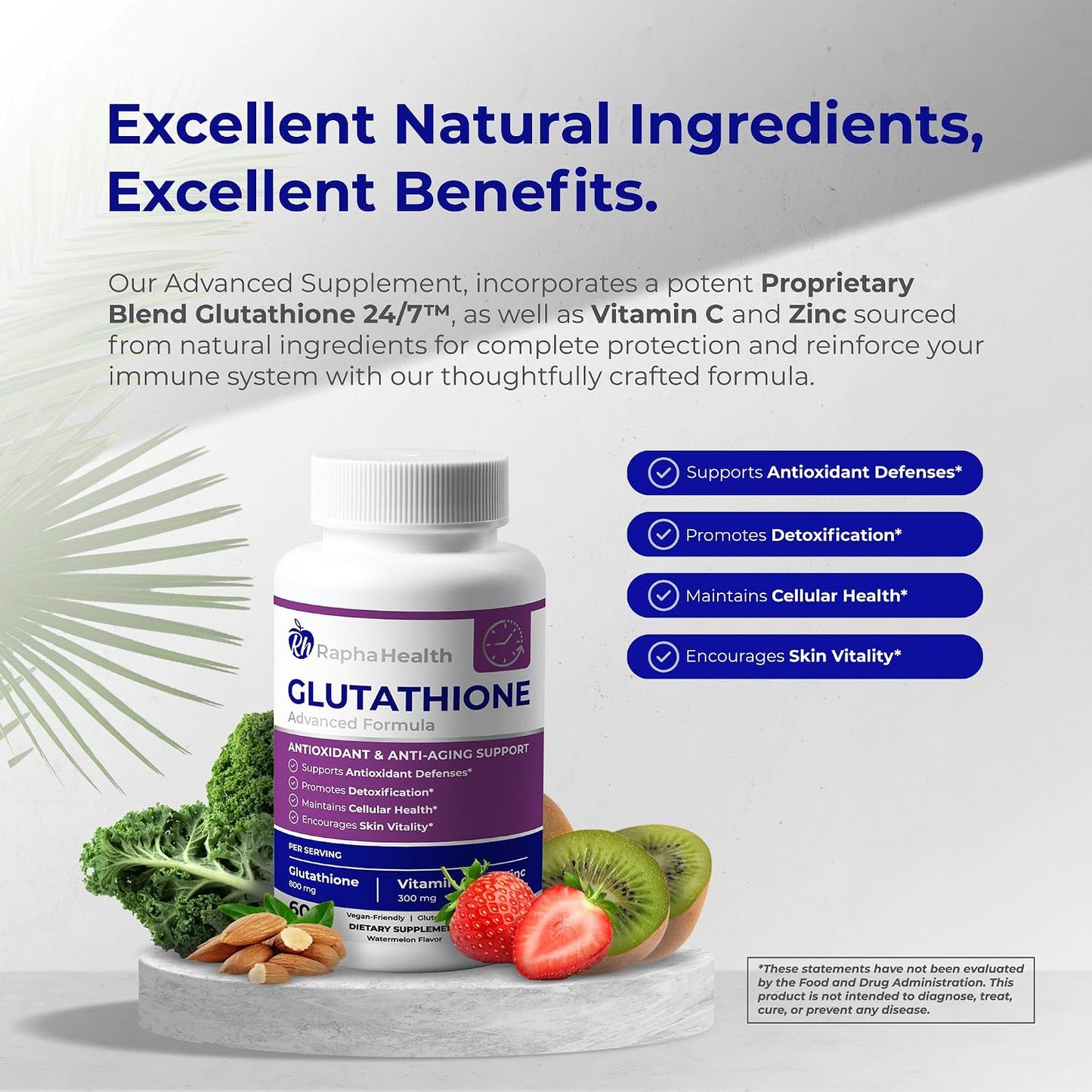 Glutathione Enhanced with Vitamin C & Zinc - Twin Pack, 120 Tablets - görsel 3