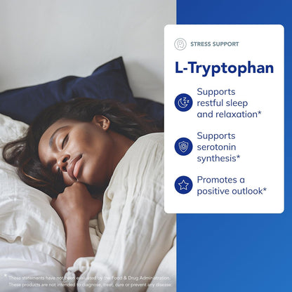 Pure Encapsulations L-Tryptophan, 180 Capsules - Amino Acid for Sleep & Relaxation