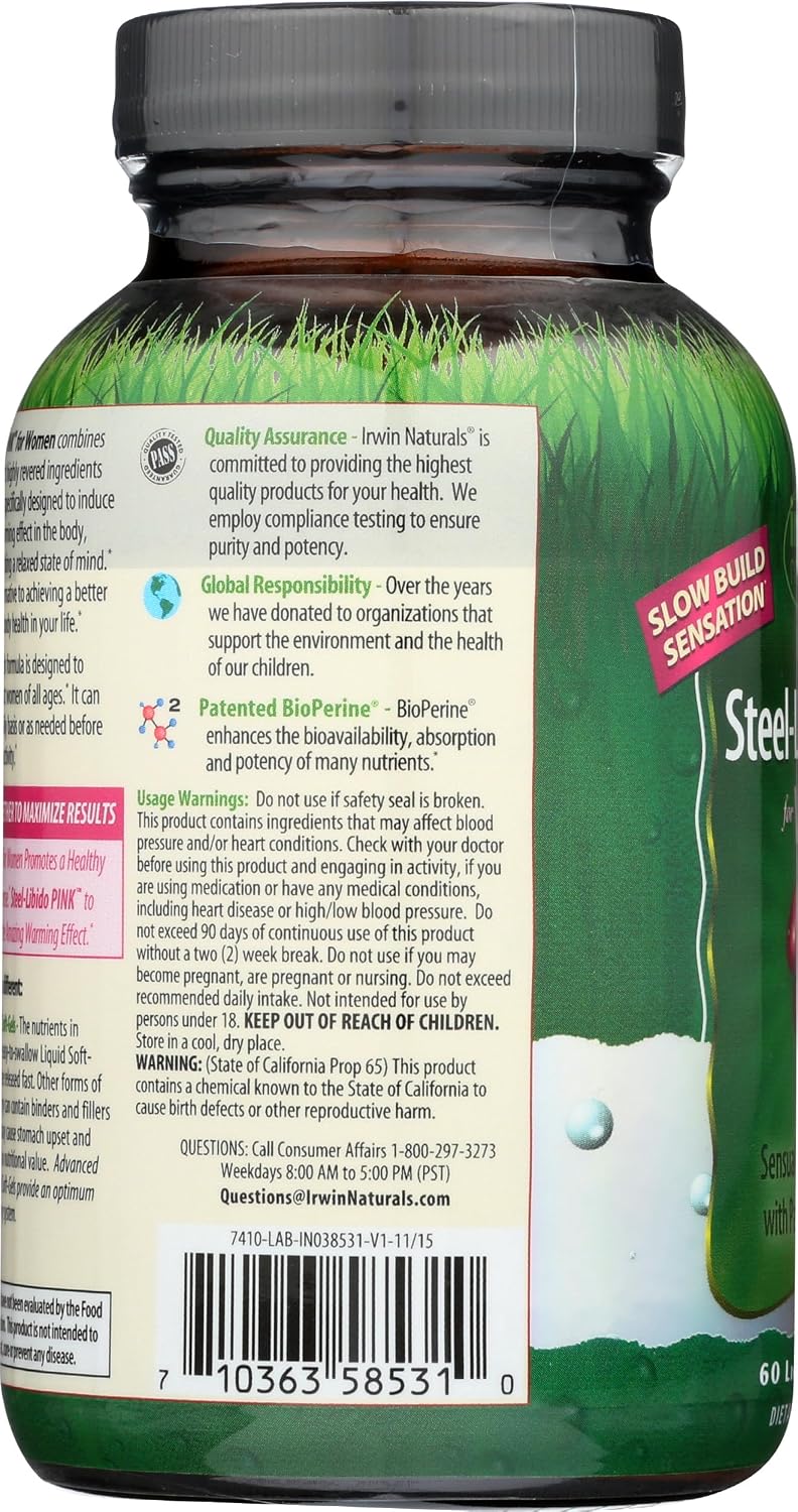 Steel-libido Pink for Women by Irwin Naturals - görsel 5
