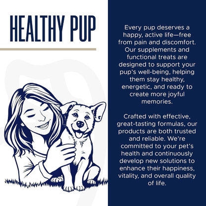 Healthy Pup Dog Fish Oil Supplements - 180 Chews