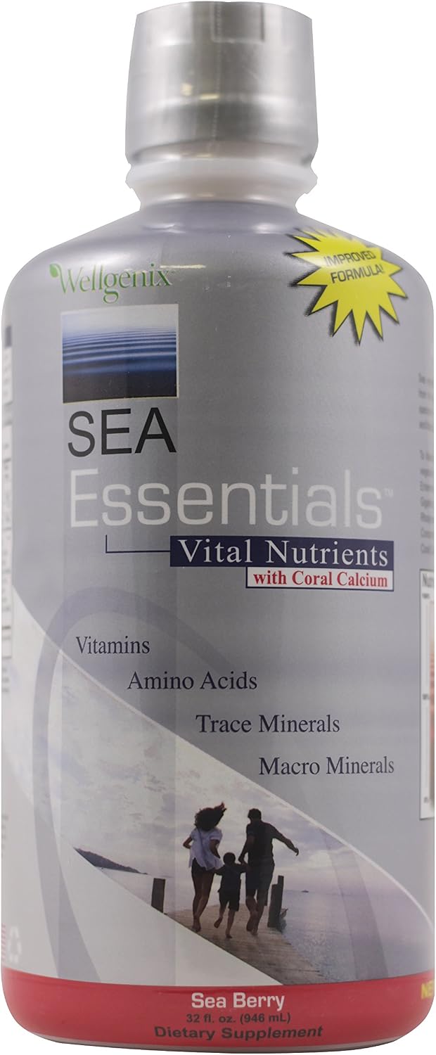 Wellgenix Sea Essentials Liquid Trace Minerals, 6-Pack, 946 ml Each - görsel 9