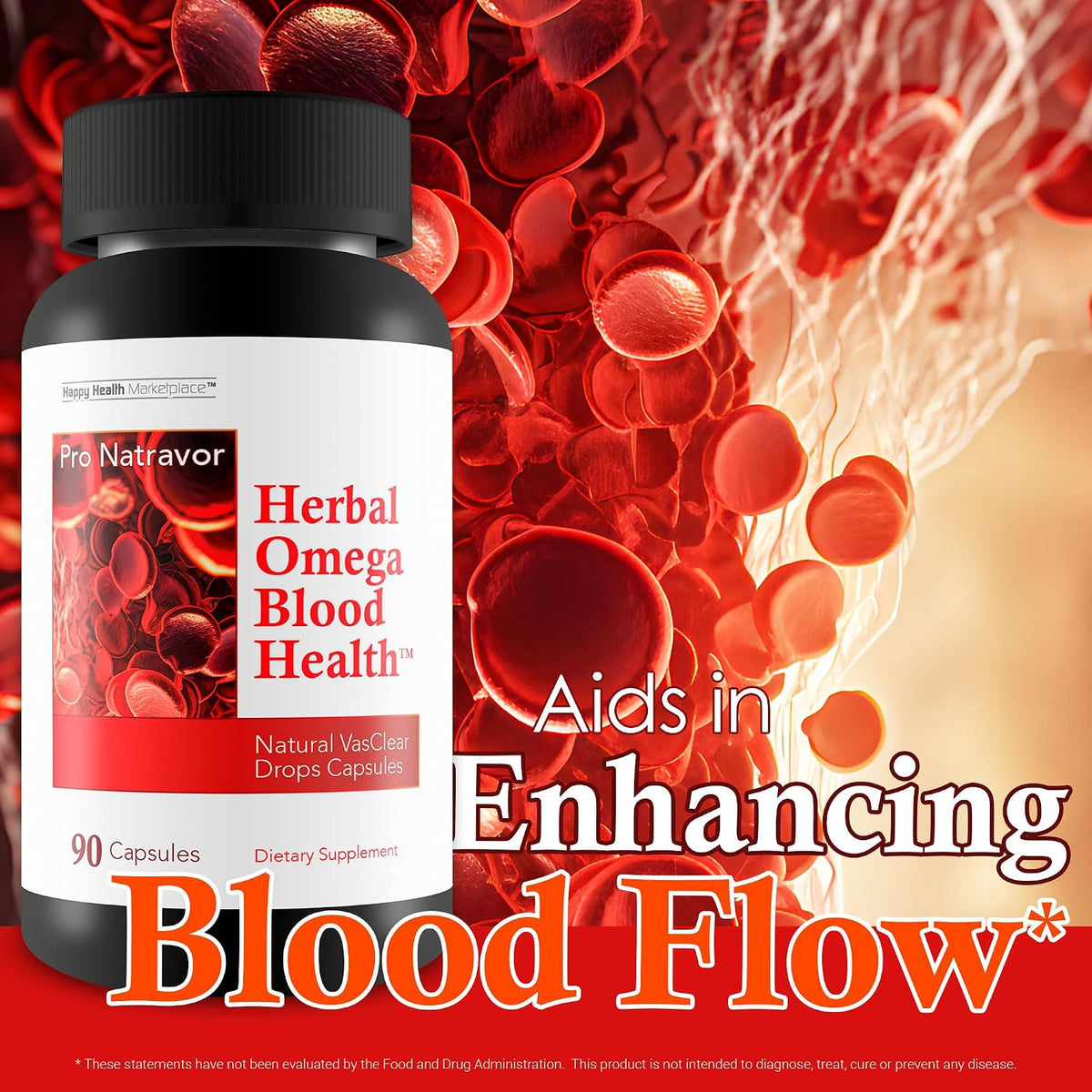 Herbal Omega Blood Health – Blood Flow Circulation Support Supplement - görsel 5