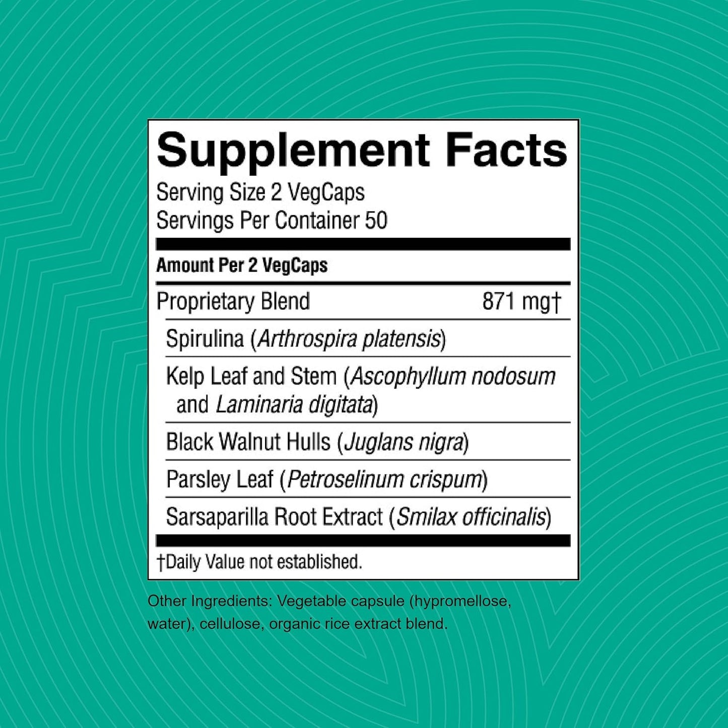 Nature's Sunshine Thyroid Activator - 100 Capsules - görsel 3