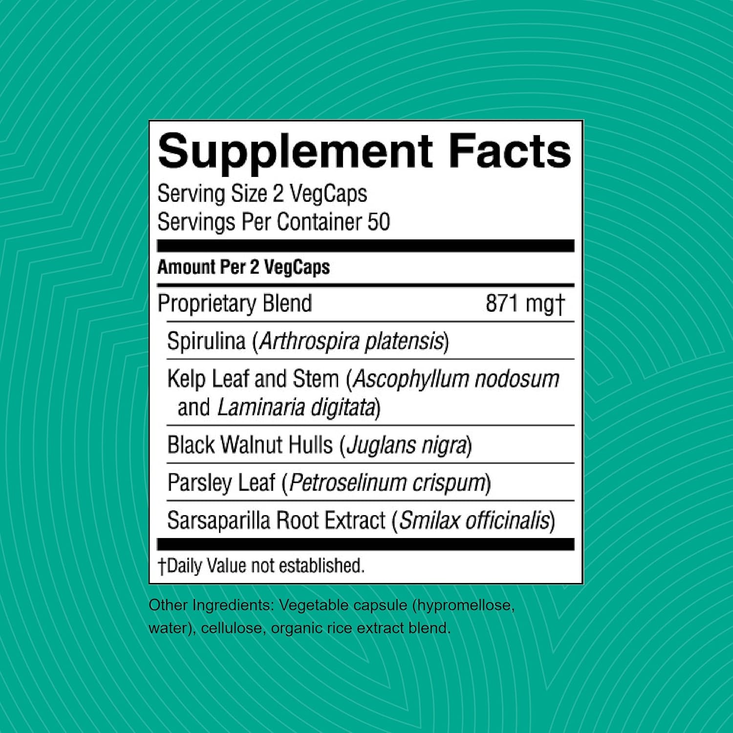 Nature's Sunshine Thyroid Activator - 100 Capsules - görsel 3