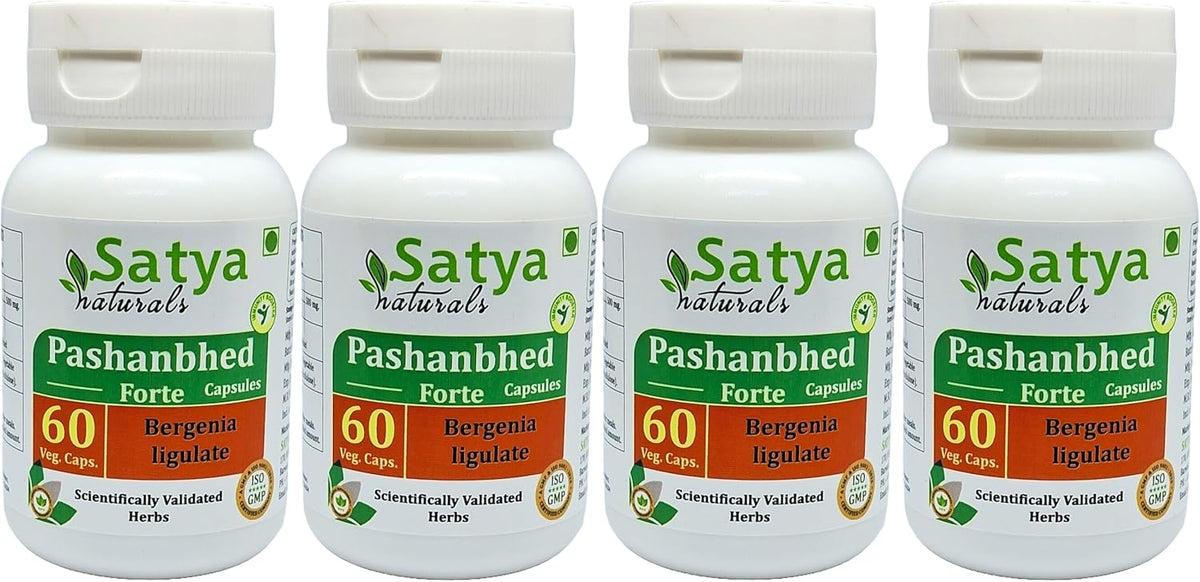 Satya Naturals Pashanbhed Forte 500 mg - 60 Vegetarian Capsules - görsel 7