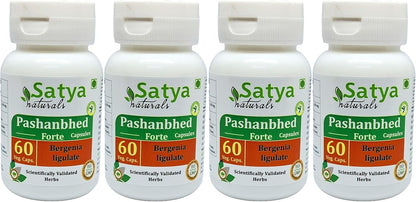 Satya Naturals Pashanbhed Forte 500 mg - 60 Vegetarian Capsules