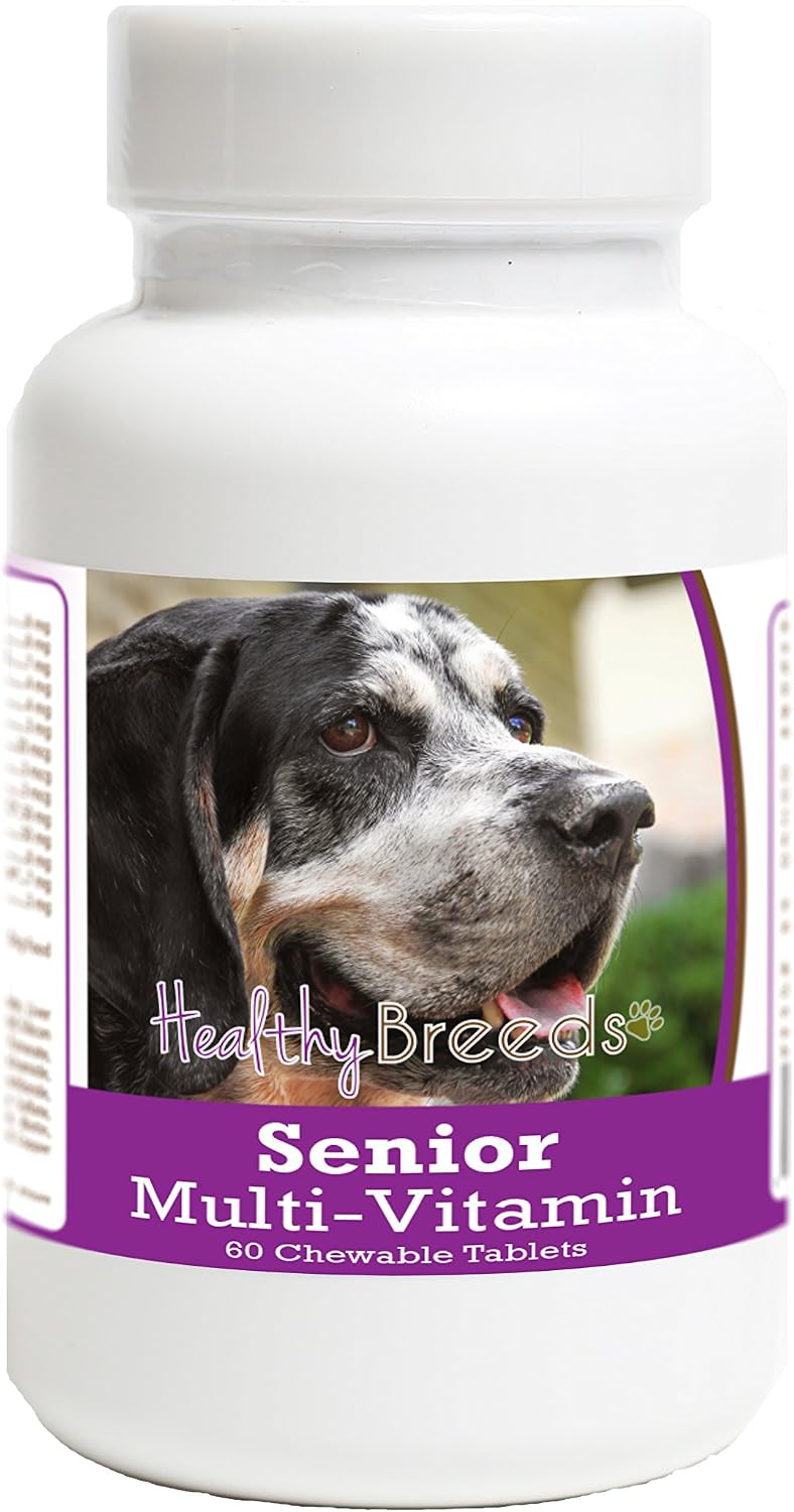 Healthy Breeds Bluetick Coonhound Senior Dog Multivitamin Tablets, 60 Count - görsel 1