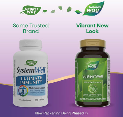 Nature's Way SystemWell Ultimate Immune - 180 Tablets